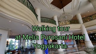 #Walking tour at Melia Purosani Hotel Yogyakarta #Indonesia