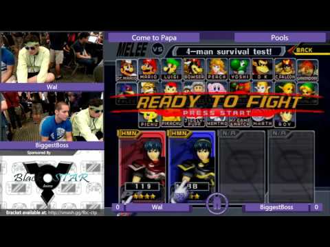 Come to Papa - Wal (Red Marth) vs Biggest Boss (Black Marth/Falco) - Pools