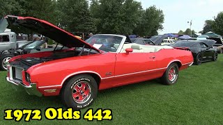 1972 Olds 442 Convertible At The Country View Car Show 2024