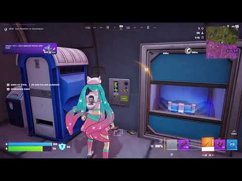 How to Use Unstable Element & Open Innoloop Labs Vault – Fortnite (Collider Corridor Blue Door Loot)