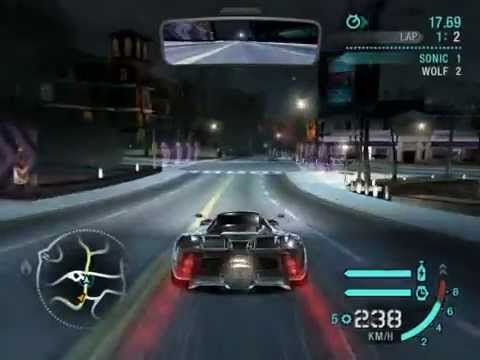 ZONDA PAGANI in NFSC, defeating WOLF with a ZONDA