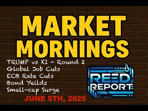 📈 MARKET MORNINGS – June 5, 2025 | Top Stock Setups + Global Market Recap