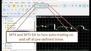 MT4 and MT5 EA to start and stop auto trading and cloes trades at specific time