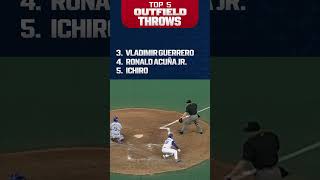 These outfield throws were UNREAL ????