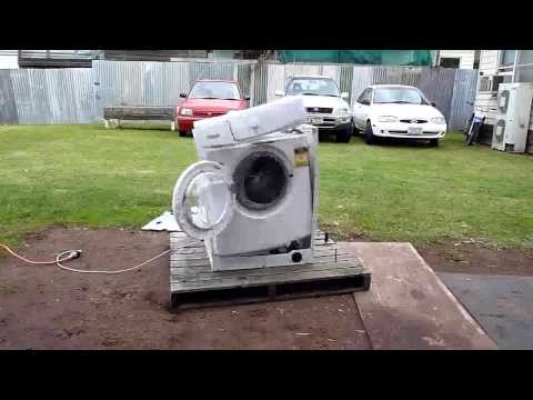 Whirlpool Front Load Washer Total Carnage   Runaway Drum Assembly The Twist   Chubby Checker