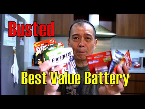 Best Value For Money Battery. Is it Energizer, Eveready, GP, Panasonic or NTUC is your best bet?