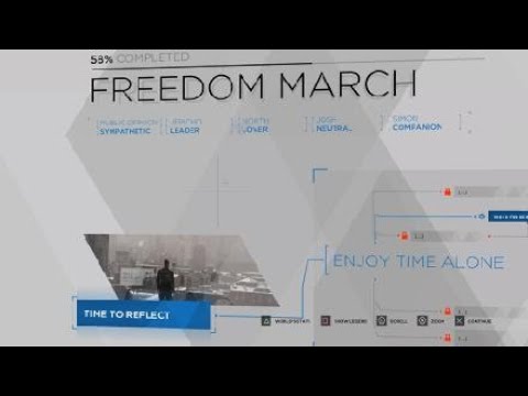 Detroit: Become Human Walkthrough Campaign Gameplay Part 26 - FREEDOM MARCH