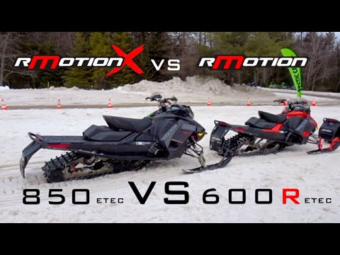2021 Ski-doo XRS with Rmotion x and RAS x Review | Quick Drive | 850 etec vs 600r etec