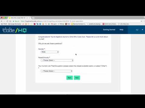 Starting a Girls Who Code Club