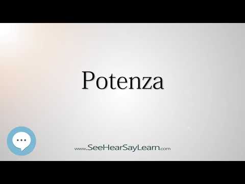 Potenza (How to Pronounce Cities of the World)💬⭐🌍✅