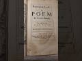 First Illustrated edition of Paradise Lost, 1688. Subscribers listed!
