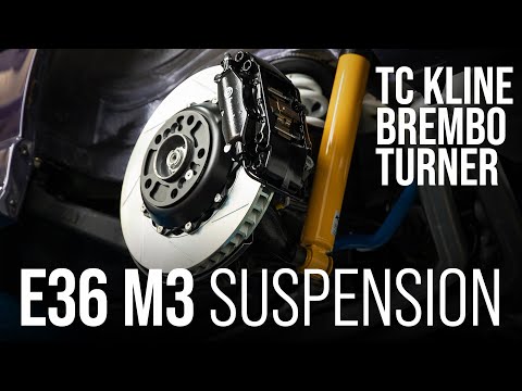 E36 M3: Rear End Suspension and Big Brake Install | TC Kline SA | Brembo | Turner