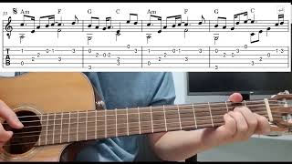 Download lagu 一千个伤心的理由 (張學友)  指彈吉他谱教学 - Easy Fingerstyle Guitar Playthrough Tutorial Lesson With Tabs mp3
