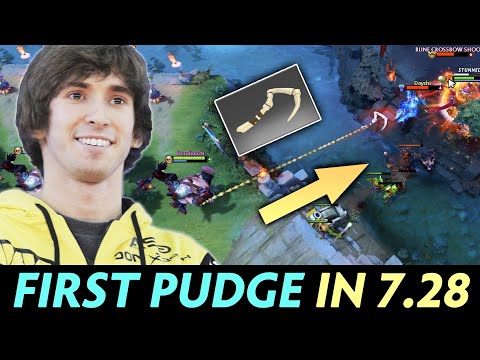 Dendi Pudge FIRST GAME in 7.28 — NEW Aghanim's Shard Ability USELESS?