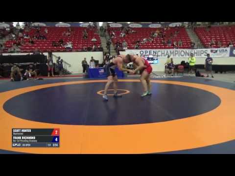 97 RR Rnd 3 - Scott Hunter (Unattached) vs. Frank Richmond (Nor Cal Wrestling Academy)