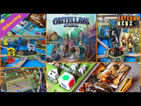Castellans – Dobozbontás | Nagy várépítések kezdete! - Játékra kész / Play Right Away