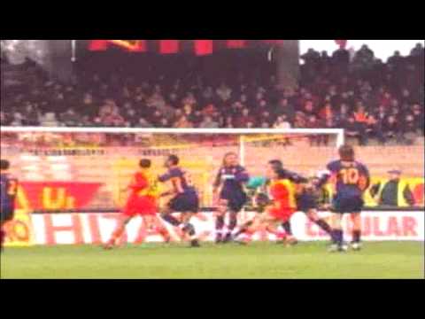Serie A 2001-2002, day 25 Lecce - Roma 1-1 (Candela, Vugrinec)