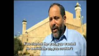 Settler and Palestinian meet