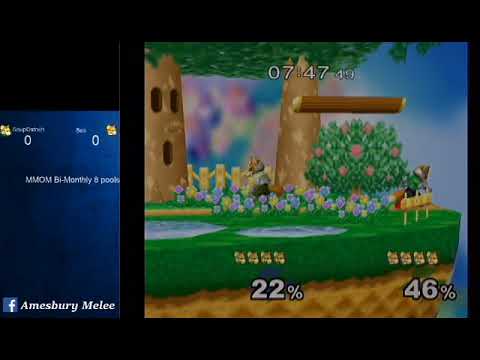 MMOM Bi-Monthly 10 SSBM - SoupOstrich (Green Fox) vs. Ses (Default Fox) - Melee Pools