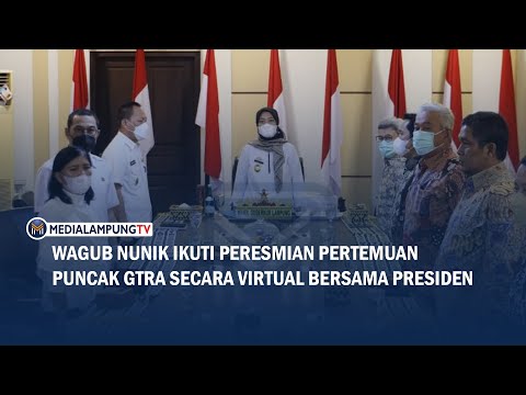Wagub Nunik Ikuti Peresmian Pertemuan Puncak Gugus Tugas Ref