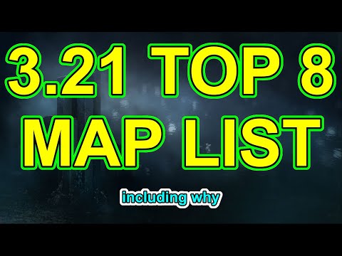 POE 3.21 - The Top 8 Maps To Farm - Mageblood, Mirror & Divine Cards, Layouts + More - Path of Exile