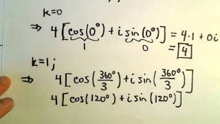 Roots of Complex Numbers, Ex 3
