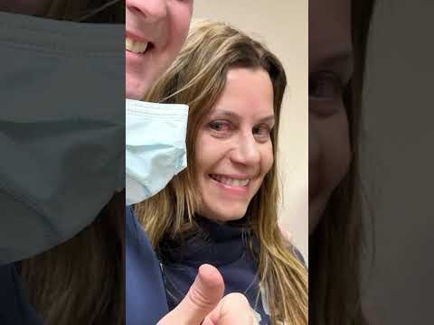 New Steel Grey Eyes immediately after ColorEyes procedure.