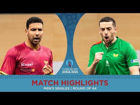 Omar Assar vs Marcos Freitas | Match Highlights | #ITTFWorlds2025