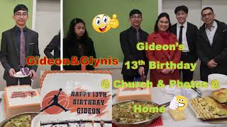 #Happy13thBirthdayGideon@Church #Prayer #HappyBirthday #Vlog@Home #Photos #MemoryVerse  🧑👧😍💖
