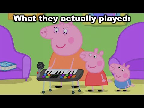 Pianos are Never Animated Correctly... (Peppa Pig)