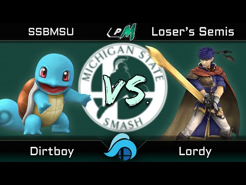 Project MSU Singles Losers Semis - Dirtboy (Squirtle) vs. Lordy (Ike)