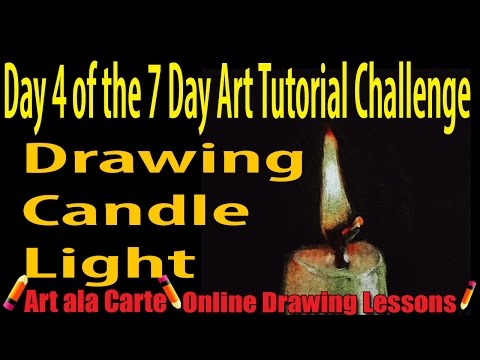 Day 4 in the 7 day art tutorial challenge  Drawing Fire