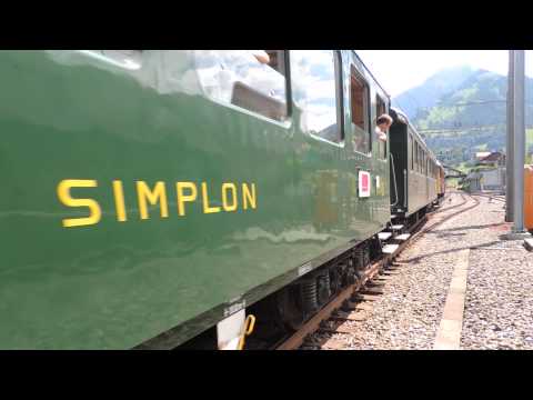 Ae 6/8 205 am 30 Juni 2013 in Frutigen