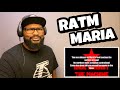 RAGE AGAINST THE MACHINE - MARIA | REACTION