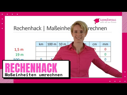 Maßeinheiten umrechnen (km, m, dm, cm, mm) - Rechenhack - EINFACH ERLÄRT  | Mathematik |
