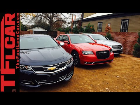 2015 Chrysler 300 vs Chevy Impala vs Ford Taurus Mashup Review in TFL4K