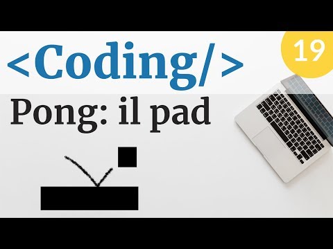 Pong aggiungere una barra interattiva - Corso di coding #19