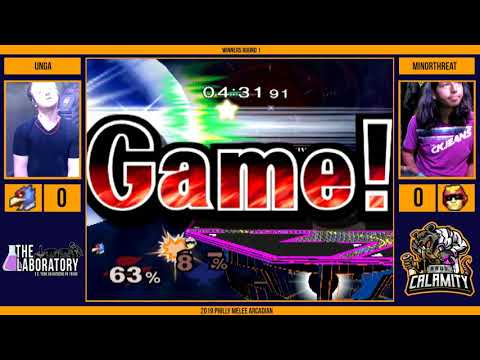 2019 Philly Melee Arcadian @ The Lab - unga (Falco) vs MinorThreat (Falcon) - Winners Round 1 - Mele