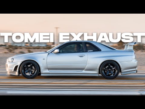 Tomei Exhaust makes the R34 GTT SOUND SO GOOD !