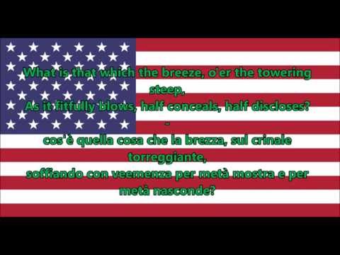 Inno nazionale degli Stati Uniti d'America - National Anthem USA (EN/IT Testo)