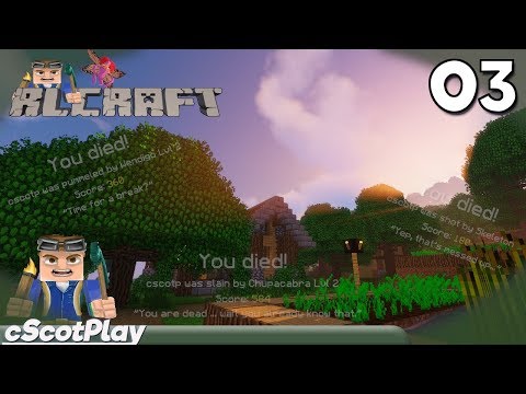 RLCraft w/ cScot : Ep 03 – A Much Better Day (Starter House)