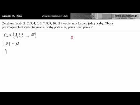[Zad 85] Prawdopodobieństwo  (trening do matury)