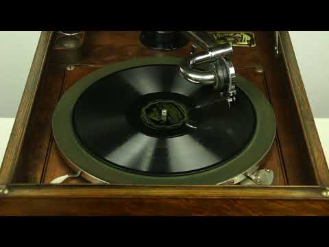 Tabletop Oak Victor Record Player VV-IX #27945