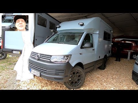Volkswagen VW T6 Woelcke Autark Crosser compact RV Camper Van new model walkaround + interior K1034