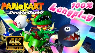 Mario Kart Double Dash!! - 100% Co-Op Longplay (Perfect High Score) [4K]