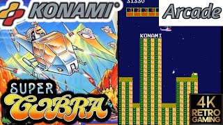 Super Cobra Arcade ( Konami 1981 ) 4k Gameplay