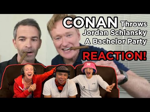 CONAN Throws Jordan Schlansky A Bachelor Party - Reaction!