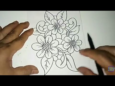  Gambar  Bunga Batik  Gampang  Kumpulan Gambar  Bunga