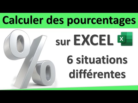 Calculer des pourcentages sur Excel
