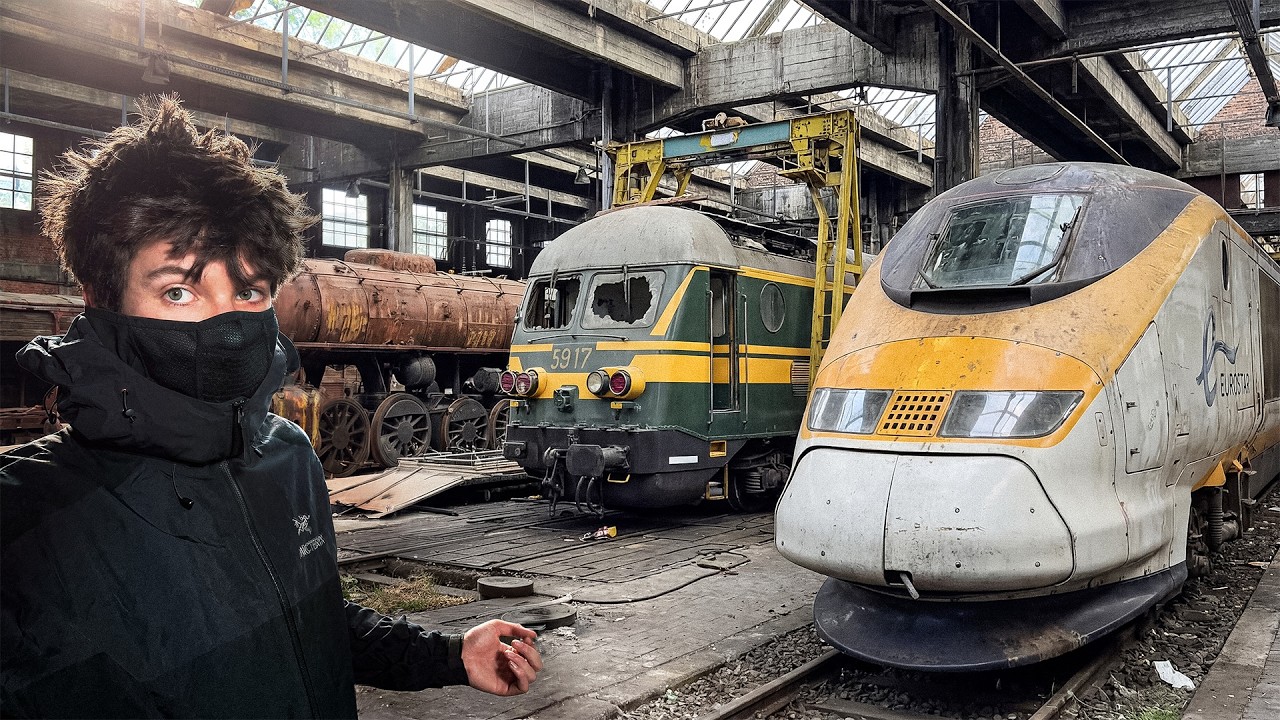 We Discovered Hundreds of Abandoned Subway Trains Inside Warehouse